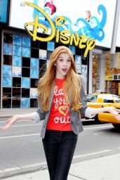 Katherine McNamara in Times Square NYC - 05.16.2012