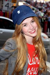 Katherine McNamara in Times Square NYC - 05.16.2012