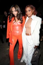 Keke Palmer and Kysre Gondrezick at Sergio Hudson Show - 02 07 2025