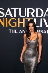 Kim Kardashian Attends SNL50: The Anniversary Special