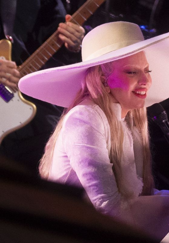 Lady Gaga Performs on Bourbon Street in New Orleans 02.06.2025