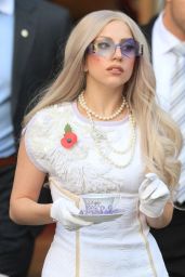 Lady Gaga Spotted in London After X Factor Appearance - 11.13.2011