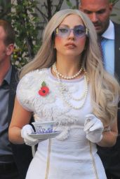 Lady Gaga Spotted in London After X Factor Appearance - 11.13.2011