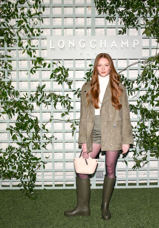 Larsen Thompson Attends Longchamp Summer 2025 Dinner at The Foundry, NYC