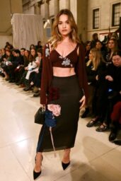 Lily James at Erdem Fashion Show - 02 23 2025