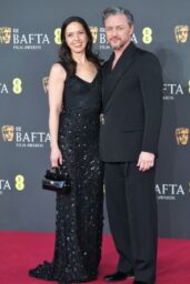 Lisa Liberati and James McAvoy at the 78th British Academy Film Awards