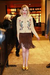 Lucy Boynton Exits CBS Mornings Studio - 02.12.2025