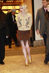 Lucy Boynton Exits CBS Mornings Studio - 02.12.2025