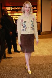 Lucy Boynton Exits CBS Mornings Studio - 02.12.2025
