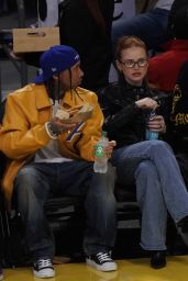 Madelaine Petsch at Lakers v Hornets Game - 02.19.2025