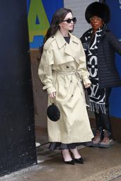 Mikey Madison Exits Good Morning America Studios - 02.12.2025