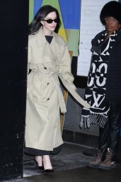 Mikey Madison Exits Good Morning America Studios - 02.12.2025