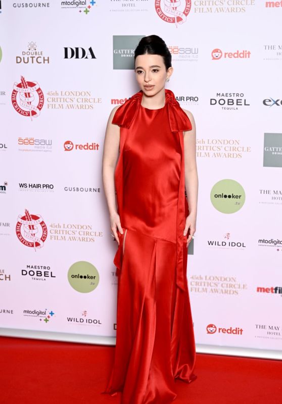 Mikey Madison Stuns in Simona Rocha at the 45th London Critics