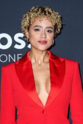 Nathalie Emmanuel Attends David Beckham’s Boss One Party in London 01 30 2025