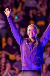 Olivia Dunne at Oklahoma v LSU Gymnastics Meet - 02 14 2025