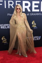 Paris Hilton Attends 67th Grammy Awards in Los Angeles