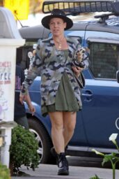 Pink Spotted with Son Jameson in Santa Barbara 01 31 2024
