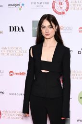 Raffey Cassidy Attends 45th Critics’ Circle Film Awards in London