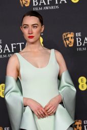 Saoirse Ronan Stuns in Louis Vuitton at BAFTAs 2025