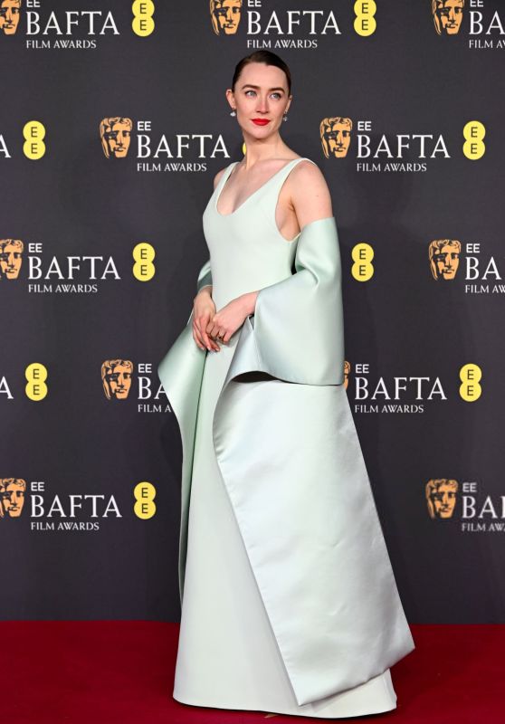 Saoirse Ronan Stuns in Louis Vuitton at BAFTAs 2025