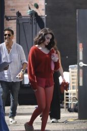 Selena Gomez & Benny Blanco on Set in LA - 02.22.2025