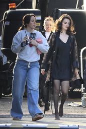 Selena Gomez & Benny Blanco on Set in LA - 02.22.2025