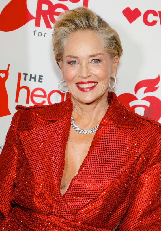 Sharon Stone Stuns at 2025 Red Dress Collection