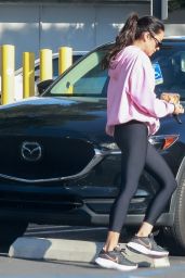 Shay Mitchell Stops at Market in Workout Gear - 02.24.2025