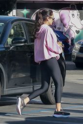 Shay Mitchell Stops at Market in Workout Gear - 02.24.2025