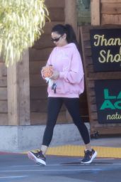 Shay Mitchell Stops at Market in Workout Gear - 02.24.2025