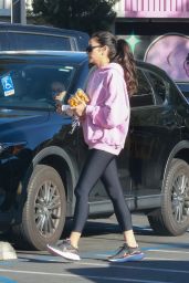 Shay Mitchell Stops at Market in Workout Gear - 02.24.2025