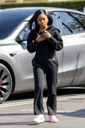 Skai Jackson Grocery Shopping and Running Errands in LA - 02 11 2025