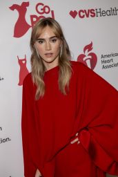 Suki Waterhouse Shines at 2025 AHA Red Dress Collection in NYC