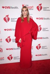Suki Waterhouse Shines at 2025 AHA Red Dress Collection in NYC