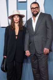 Adria Arjona and Jason Momoa at "Black Bag" Screening - 03.11.2025