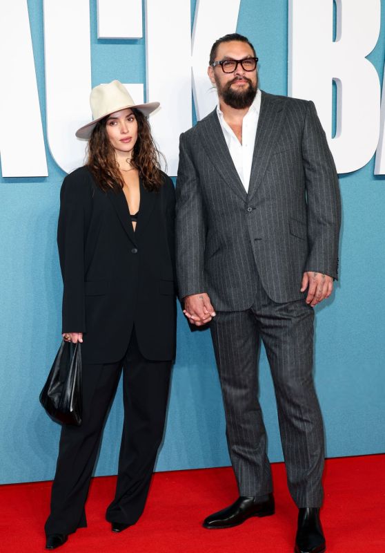 Adria Arjona and Jason Momoa at "Black Bag" Screening - 03.11.2025