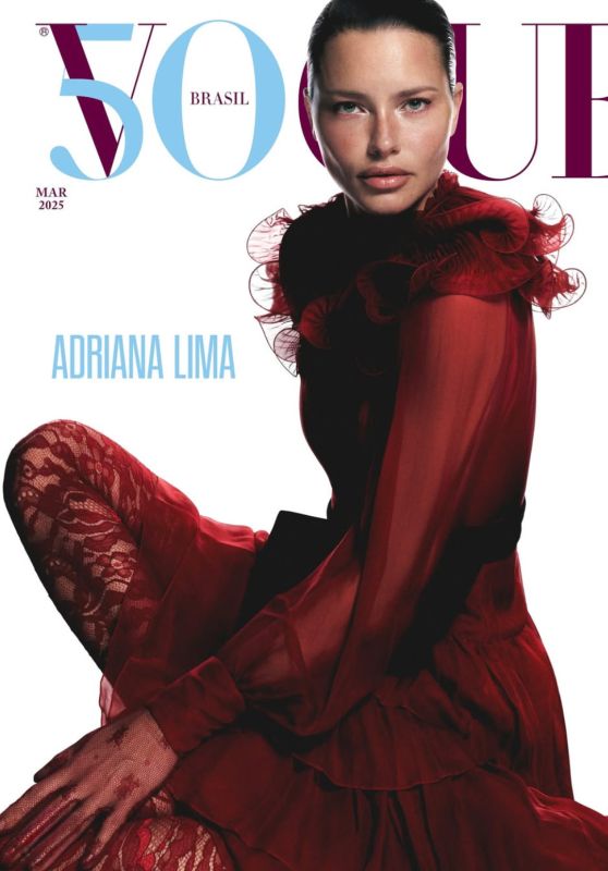 Adriana Lima Graces Vogue Brazil March 2025 Cover