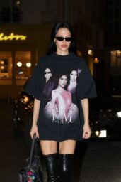 Amelia Gray Hamlin Rocks Balenciaga Tee at Fashion Week 03 07 2025