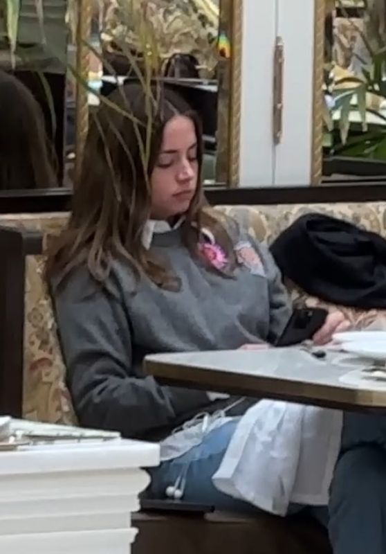 Ana de Armas Lunch at the Ritz in Madrid - 03.18.2025