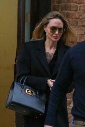 Angelina Jolie Stuns in Chic NYC Look - 03 06 2025