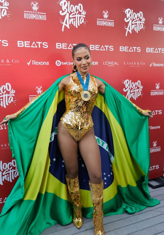 Anitta Leads Megabloco in Centro, Brazil - 03.08.2025