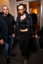 Bella Hadid Channels Early 2000s Glam at Paris Fashion Week