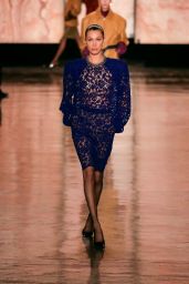 Bella Hadid Commands Runway in Bold Saint Laurent