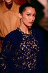 Bella Hadid Commands Runway in Bold Saint Laurent