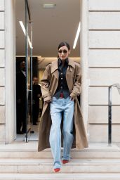 Bella Hadid Rocks Vintage Westwood in Paris