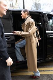 Bella Hadid Rocks Vintage Westwood in Paris