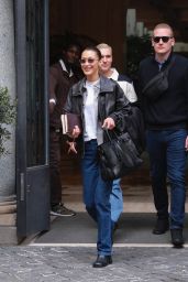 Bella Hadid’s Paris Fashion Week Style: Denim, Leather, and Luxury