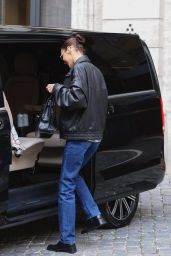 Bella Hadid’s Paris Fashion Week Style: Denim, Leather, and Luxury