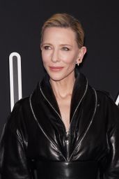 Cate Blanchett’s Leather Look Steals the Spotlight at “Black Bag” Premiere