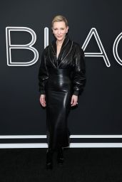 Cate Blanchett’s Leather Look Steals the Spotlight at “Black Bag” Premiere